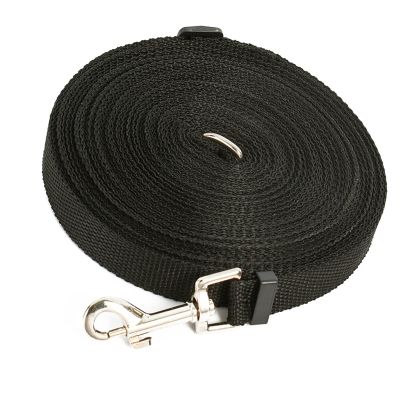 SENECESLI Long Dog Leash, 32.8 ft, Adjustable Training Leash with Handle and Secure Buckle for Large Dogs, Hiking, Camping, Swimming (Black)