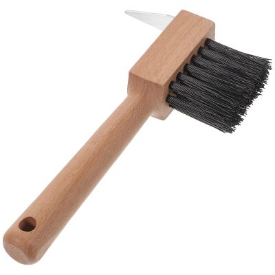 ROMISBABA Horse Hoof File with Wooden Handle, Stainless Steel
