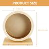STOBAZA Exercise Wheel for Chinchillas and Hamsters with Quiet, Smooth Cork Running Surface view 2