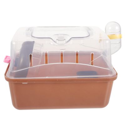Transparent Hamster Carrier, Compact and Secure
