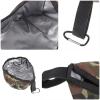 BATHVEVE Foldable Travel Dog Bowl Made of Oxford Fabric and PVC, Portable Large Food Bowl for Small Dogs, Camping and On the Go view 3