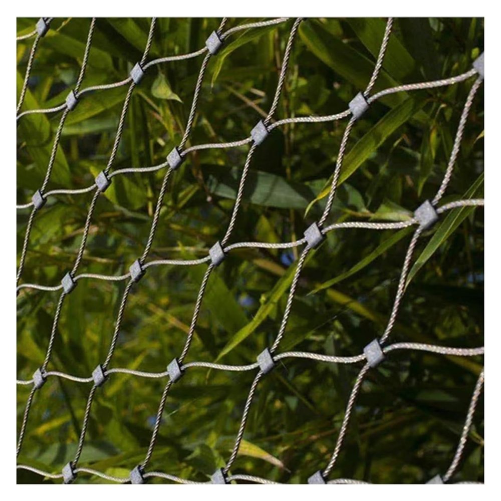 Stainless Steel Safety Net for Balcony, 1.2 x 20 m