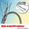 Stainless Steel Safety Net for Balcony, 1.2 x 20 m view 3