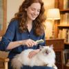 Foldable Pet Brush 12.6 X 3.8 Cm for Grooming & De-shedding view 2