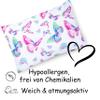 PinkZebra Kids' Pillowcase, 20 x 24 in, 100% Cotton, Butterflies view 3
