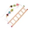 PRETYZOOM Wooden Bird Swing with Climbing Ladder and Chicken Perch Toy view 1