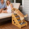 Dog Steps for Bed | Climbing Aid for Senior Dogs | Dog Staircase for Sofa, Bed, RV, Living Room, Bedroom, and Indoor Use view 2