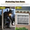 White Foldable Aluminum Window Security Bars for Burglary Protection and Fall Prevention view 2