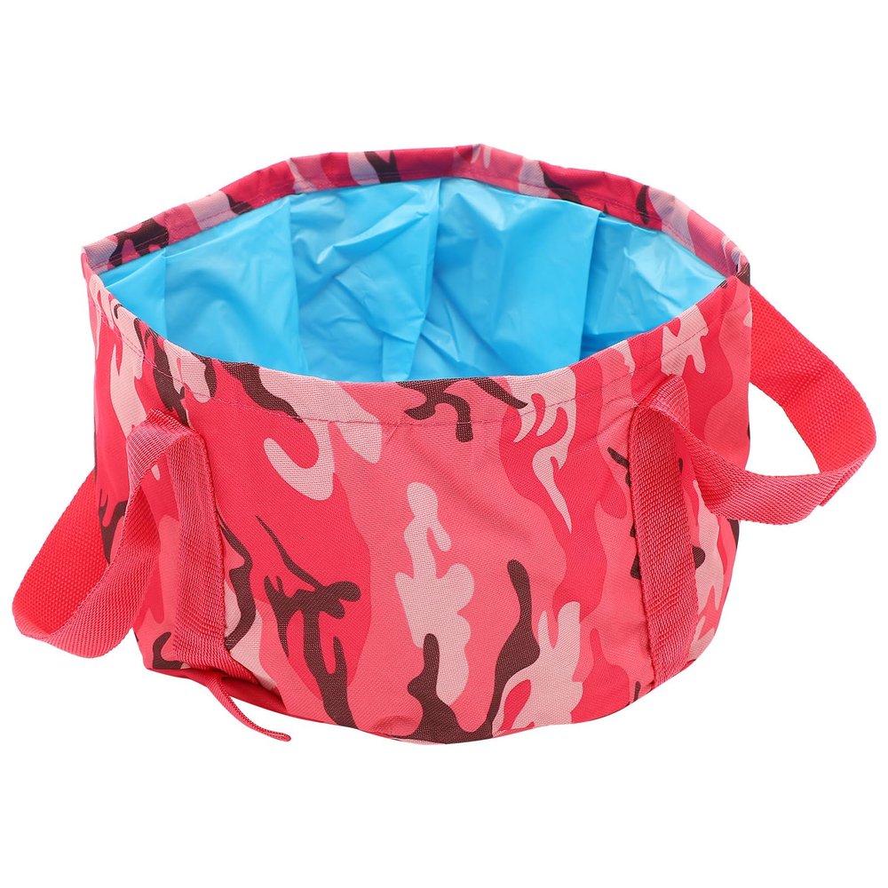 MAGICLULU Portable PEVA Foot Bath Tub, Foldable Oxford Fabric, 15 L Capacity, Reinforced Load-Bearing Areas, Compact for Camping and Fishing