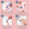 Yechiry Nail Press-On Set for Kids with 8 Colorful Nail Stickers view 4