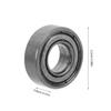 Steel Wheelchair Front Caster Fork Bearings, 8-Piece, Silver view 2