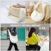 Abaodam Lightweight Canvas Cat Carrier with Ergonomic Design, Breathable and Crack-Resistant view 4