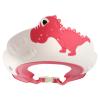 AlpenLife Basics Baby Bath Cap, Cartoon Dinosaur, Soft Fit, Red view 1