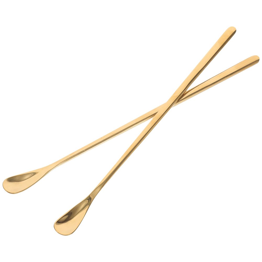 TEHAUX 2-Piece Stainless Steel Reptile Feeding Spoons