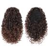 JIANBOHAIRS 14-Inch Kinky Curly Drawstring Ponytail Extension for Black Women, T1B-33 view 1