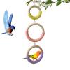 Yhsioaklo Wooden Parakeet Swing view 1
