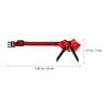 Lurrose Adjustable Red Parrot Collar with Bell view 2