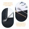 MAJORMENCH 4-Piece Metal Hair Clips for Women, Gold and Silver Alloy Hand-Shaped Hair Barrettes for Halloween and Everyday Styling view 2