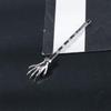 MAJORMENCH 4-Piece Metal Hair Clips for Women, Gold and Silver Alloy Hand-Shaped Hair Barrettes for Halloween and Everyday Styling view 4
