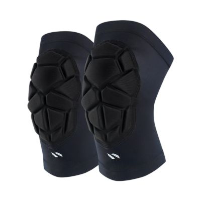 HSTWODE Kids' Protective Knee Pads with Foam Padding, Black, L