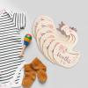 LRXIYODE 7-Piece Swan-Shaped Wooden Closet Dividers for Organizing Baby Clothes view 4