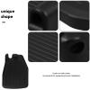 MAGICLULU 1 Pair Stable Wheelchair Footrests, Black PA Plastic view 3
