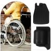 MAGICLULU 1 Pair Stable Wheelchair Footrests, Black PA Plastic view 4