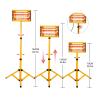 2000 W Shortwave Infrared Paint Curing Lamp view 2