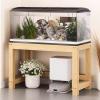 Sturdy Wooden Aquarium Stand, Single-Tier Aquarium Base, Multifunctional Shelf for Houseplants, Natural Wood Finish (60 x 45 cm / 23.6 x 17.7 in) view 1