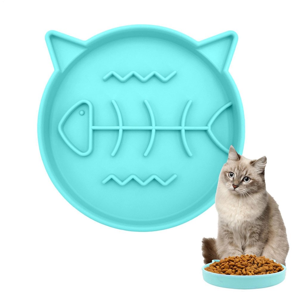 Zunishaone Cat Slow Feeder Bowl
