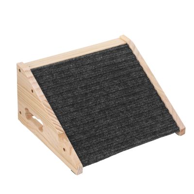 Totority Wooden Pet Ramp with Non-Slip Steps, Space-Saving Design, 30 x 25 x 15 cm
