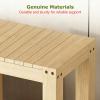 Open Aquarium Stand, 26 cm High, Compact Solid Wood Base for Indoor Plants (A, 30 x 20 x 26 cm/11.8 x 7.9 x 10.2 in) view 4