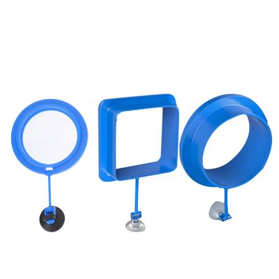 STOBAZA 3-Pack Fish Feeding Ring with Suction Cup