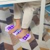 Foot Massage Roller with Magnetic Beads, 24 Wheels for Plantar Fasciitis Relief, Blue/Purple view 3