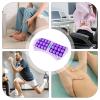 Foot Massage Roller with Magnetic Beads, 24 Wheels for Plantar Fasciitis Relief, Blue/Purple view 4