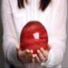 Natural Red Obsidian Crystal Ball, 5.11 in view 3