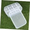 VILLCASE White Plastic Reptile Breeding Box with Lid view 4