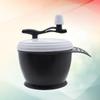 Black Plastic Hair Dye Mixing Bowl with Handle view 3