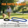 Rope Dog Leash, Anti-Shock, Purple, 2 m x 0.8 cm view 4