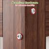Sturdy Aquarium Stand for Home, Two-Tier Storage, 71 cm High, Carbonized Solid Wood, 70 x 40 cm view 4