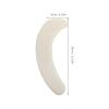 1 Pair of Plush Toilet Seat Cushions, Self-Adhesive, Beige, Universal view 2