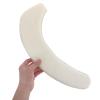 1 Pair of Plush Toilet Seat Cushions, Self-Adhesive, Beige, Universal view 4