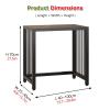 Carbon Steel Aquarium Stand, No Assembly Required, Sturdy Design, Gold, L×W 40×40 cm (15.7×15.7 in) view 4