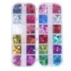 PVC Heart-Shaped Nail Glitter Sequins, 2 Boxes view 1