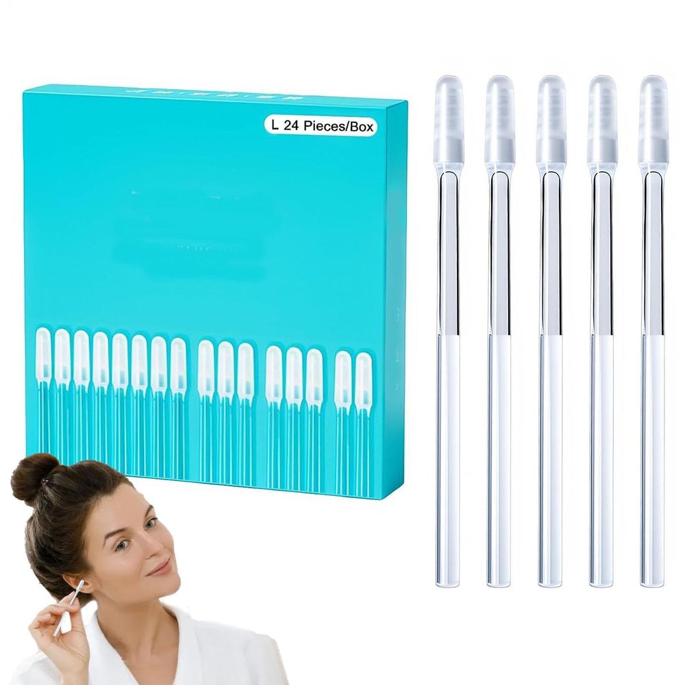 24-Piece Ear Cleaning Kit, Washable, Reusable, Safe