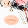 Reusable Silicone Makeup Practice Skin, Khaki view 4
