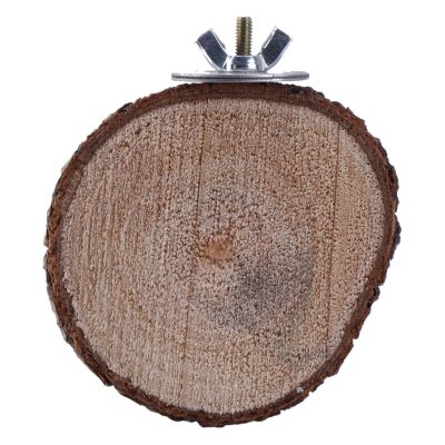 Limtula Wooden Parrot Perch and Platform for Small Birds