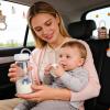 Duvcoywae 240 ml Wide-Neck Milk Bottle, Portable, Non-Slip, Adjustable Fast Flow view 3