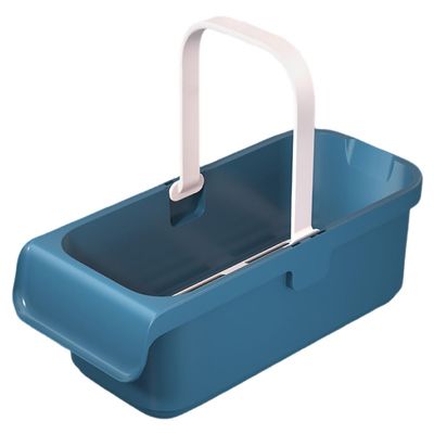 Large Portable Rectangular Plastic Bucket for Flat Mops