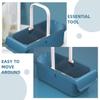 Large Portable Rectangular Plastic Bucket for Flat Mops view 2